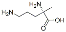 L-Ornithine, 2-methyl- 的化学结构式