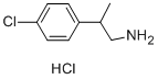 Structure of P-CHLORO-BETA-METHYL-PHENETHYLAMINE HYDROCHLORIDE