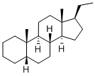Chemical structure of 17-BETA-ETHYLETIOCHOLANE