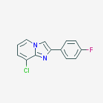 Structure of 8-Chloro-2-(4-fluorophenyl)imidazo[1,2-a]pyridine