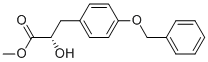 Structure of (S)-3-(4-BENZYLOXY-PHENYL)-2-HYDROXY-PROPIONIC ACID METHYL ESTER