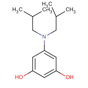 1,3-Benzenediol, 5-[bis(2-methylpropyl)amino]-结构式