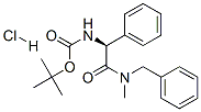 TERT-BUTYL {(1S)-2-[BENZYL(METHYL)AMINO]-2-OXO-1-PHENYLETHYL}CARBAMATE HYDROCHLORIDE结构式