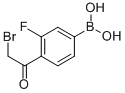 Structure of 4-BROMOACETYL-3-FLUOROPHENYLBORONIC ACID