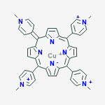COPPER TETRAKIS(N-METHYL-PYRIDIN-4-YL)PORPHINE结构式