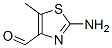 4-THIAZOLECARBOXALDEHYDE,2-AMINO-5-METHYL-结构式