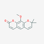 Structure of 10-Methoxy-8,8-dimethyl-2H,8H-benzo[1,2-b:5,4-b]dipyran-2-one