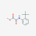 Acetic acid, [[2-(1,1-dimethylethyl)phenyl]amino]oxo-, methyl ester结构式