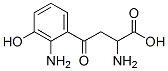 2-amino-4-(2-amino-3-hydroxyphenyl)-4-oxobutanoic acid结构式