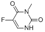 Structure of 5-fluoro-3-methyl-1H-pyrimidine-2,4-dione