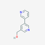 (5-(pyridin-3-yl)pyridin-3-yl)methanol结构式