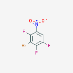 Structure of 2,4,5-trifluoro-3-broMonitrobenzene