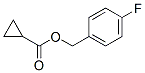 Structure of CYCLOPROPANECARBOXYLIC ACID (4-FLUOROPHENYL)METHYL ESTER