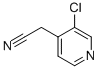 Structure of 2-(3-CHLOROPYRIDIN-4-YL)ACETONITRILE