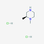(S)-1,2-Dimethyl-piperazine dihydrochloride结构式