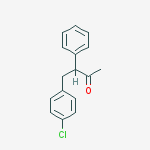 4-(4-chlorophenyl)-3-phenylbutan-2-one结构式