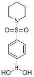 Structure of 4-(1-PIPERIDINYLSULFONYL)PHENYLBORONIC ACID