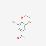 3,5-Dibromo-4-isopropoxybenzaldehyde结构式
