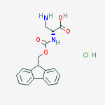 Structure of Fmoc-Dap HCl