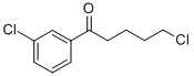 5-CHLORO-1-(3-CHLOROPHENYL)-1-OXOPENTANE结构式