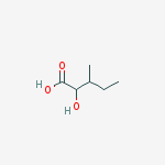 Structure of 2-hydroxy-3-methyl-pentanoic acid