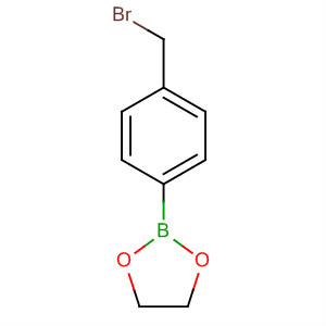 Structure of 1,3,2-Dioxaborolane, 2-[4-(bromomethyl)phenyl]-