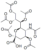 N-Acetylneuraminicacid2,4,7,8,9-pentaacetate结构式