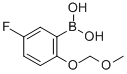 Structure of 5-Fluoro-2-(methoxymethoxy)phenylboronic acid