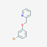 Structure of Pyridine, 2-[(3-bromophenoxy)methyl]-