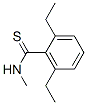 BENZENECARBOTHIOAMIDE, 2,6-DIETHYL-N-METHYL-结构式