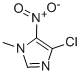 Structure of 4-CHLORO-1-METHYL-5-NITRO-1H-IMIDAZOLE