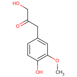 1-Hydroxy-3-(4-hydroxy-3-methoxyphenyl)-2-propanone结构式