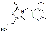 Structure of 3-[(4-amino-2-methylpyrimidin-5-yl)methyl]-5-(2-hydroxyethyl)-4-methylthiazol-2(3H)-one