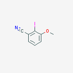 Structure of Benzonitrile, 2-iodo-3-methoxy-