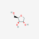 (2R,3R,4S)-2-(羟甲基)四氢呋喃-3,4-二醇结构式