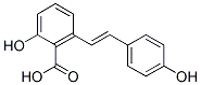 Structure of 2-Hydroxy-6-[2-(4-hydroxyphenyl)vinyl]benzoic acid