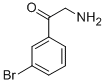 Structure of 2-AMINO-1-(3-BROMO-PHENYL)-ETHANONE