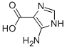 Structure of 5-AMINO-1H-IMIDAZOLE-4-CARBOXYLIC ACID