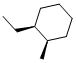 Chemical structure of 1-Methyl-cis-2-ethylcyclohexane