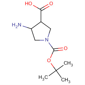 1,3-Pyrrolidinedicarboxylic acid, 4-amino-, 1-(1,1-dimethylethyl) ester结构式