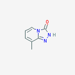 Structure of 8-methyl-2h-[1,2,4]triazolo[4,3-a]pyridin-3-one