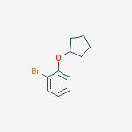 Benzene, 1-bromo-2-(cyclopentyloxy)-结构式