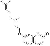 Chemical structure of AURAPTENE