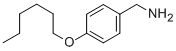 4-N-HEXYLOXYBENZYLAMINE结构式