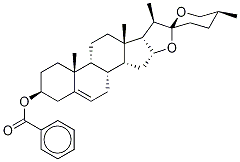 Structure of 3-O-Benzoyl Diosgenine