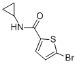 2-THIOPHENECARBOXAMIDE,5-BROMO-N-CYCLOPROPYL-结构式