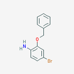 Benzenamine, 4-bromo-2-(phenylmethoxy)-结构式