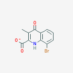 methyl8-bromo-4-hydroxyquinoline-2-carboxylate结构式