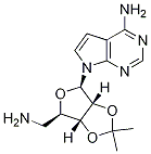 Structure of 7-((3aR,4R,6R,6aR)-6-(aMinoMethyl)-2,2-diMethyltetrahydrofuro[3,4-d][1,3]dioxol-4-yl)-7H-pyrrolo[2,3-d]pyriMidin-4-aMine