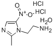 1-(2-氨乙基)-2-甲基-5-硝基咪唑 二盐酸盐结构式
